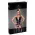 Noir - bustier met jarretels - kant - zwart - M