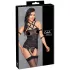 Cottelli Bondage - harnas top, armbanden en string (zwart)
