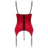 Cottelli - kanten bustier set (rood) - M