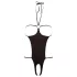 NO:XQSE - open, met strass, zwart sexy body (S-L)