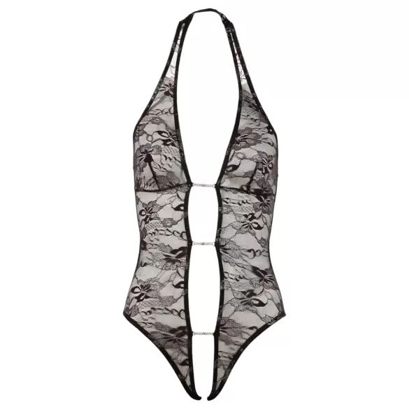 Abierta Fina - body met kant - transparant - verleidelijk design