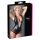 Cottelli - Glanzende net-body (zwart) - L
