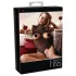 Abierta Fina - body - open stijl - zwart - M