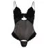 Cottelli - Body - Verstelbaar fluweel - Zwart - 80B/M