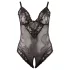 Cottelli Plus Size - body - kant - zwart