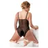 Cottelli Plus Size - body - kant - zwart - XXL