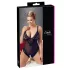 Cottelli Plus Size - body - kant - zwart - XXXL