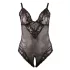Cottelli Plus Size - body - kant - zwart - XXXL