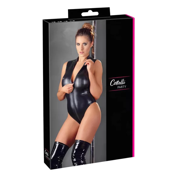 Cottelli - body dames - zwart - partywear - XL