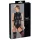 Cottelli Bondage - body zonder mouwen met boeien - glanzend zwart - L