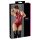 Cottelli Party - Mouwloze glanzende body met rits (rood)