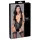 Cottelli Bondage - body met kant en halternek - zwart - M