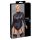 Cottelli Bondage Plus Size - kanten body met lange mouwen (zwart) - 3XL