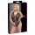 Cottelli Curves Plus Size - transparant patroon body (zwart)