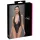 Cottelli Party - body met halsband - glanzend - zwart