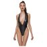 Cottelli Party - glanzend halterbody (zwart) - L