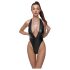 Cottelli Party - glanzend halterbody (zwart) - L