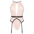 Obsessive Lilines - roze jarretelbody - L/XL