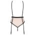 Obsessive Lilines - roze jarretelbody - L/XL