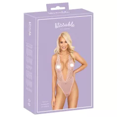 Kissable - kanten body - roze - L/XL