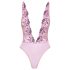 Kissable - body met geborduurde rozen - roze - L/XL