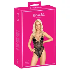 Kissable - kanten body (zwart)