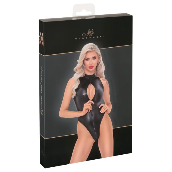 Noir - Body met slangenprint (zwart)