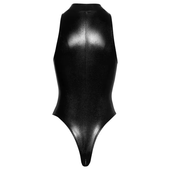 Noir - slangenprint body (zwart)