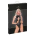 Noir - slangenprint body (zwart) - XL