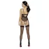 Cottelli - open body met bandjes en jarretels - zwart - M