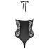 Cottelli Party - bloemendessin body (zwart) - M
