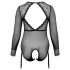 Cottelli Curves - transparante body (zwart)