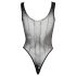 Cottelli - Zwart netbody met strass (S-L)