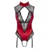 Cottelli - kanten body met halternek - rood - M