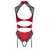Cottelli - kanten body met halternek - rood - M