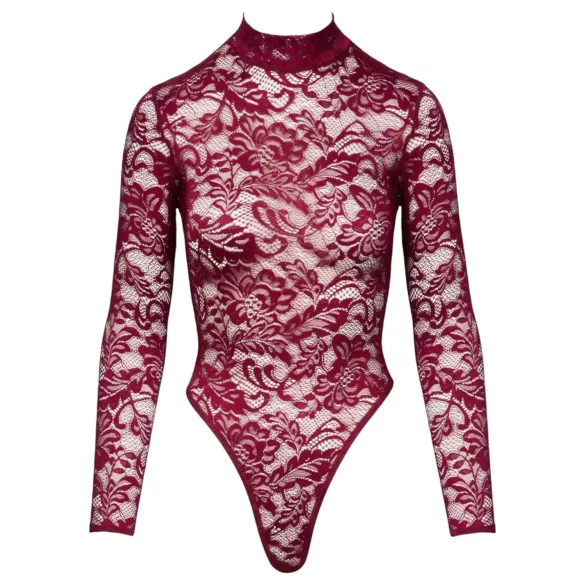 Cottelli - doorzichtig kanten body (rood)