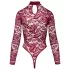 Cottelli - doorzichtig kanten body (rood)