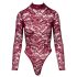 Cottelli - Transparant kantbody (rood) - M