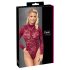 Cottelli - Transparant kantbody (rood) - L
