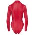 Cottelli - rood slangenhuid-print body - M