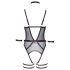 Cottelli Bondage - Open body met armboeien (zwart) - L