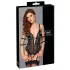 Cottelli Bondage - open kanten body - zwart - M