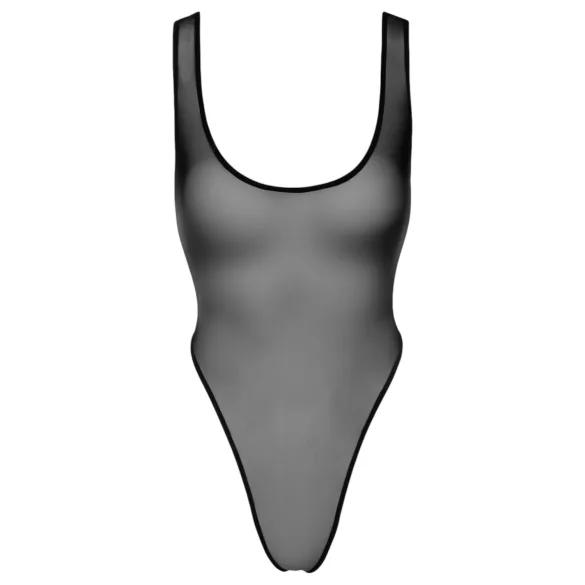 Noir - doorzichtige body (zwart) - L
