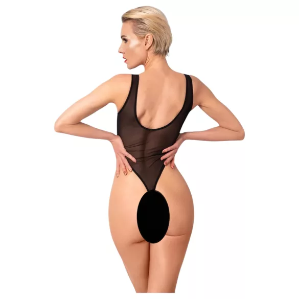 Noir - doorzichtige body (zwart) - XL