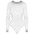 Cottelli - zwarte open body met strass-steentjes (S-L)