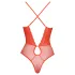 Cottelli - kanten body met gekruiste bandjes (rood)