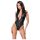 Cottelli - glanzend effect body (zwart) - L