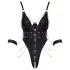 Cottelli - bondagebody met kettingen (zwart) - M