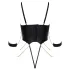 Cottelli - bondagebody met kettingen (zwart) - M