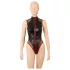 Cottelli - netbody met rits (zwart)